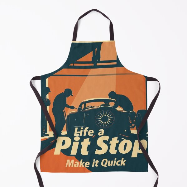 Item preview, Life Is A Pit Stop Make It Quick Retro Vintage Mechanic Art. designed and sold by Tama-sirth.