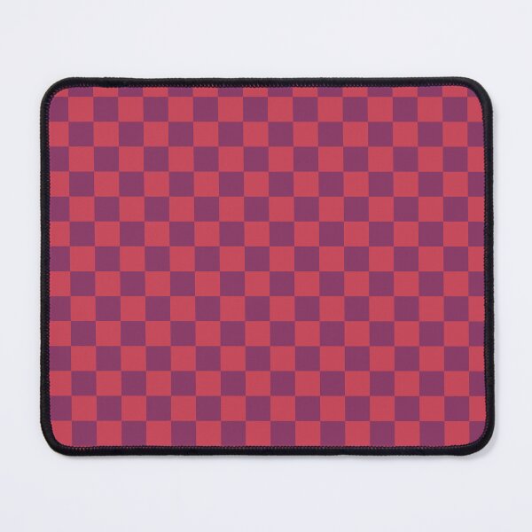 Item preview, Boysenberry & brick red checkered designed and sold by Mint + Midnight.