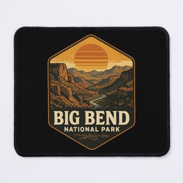 Item preview, Big Bend National Park Texas Retro Travel designed and sold by TomFrontierArt.