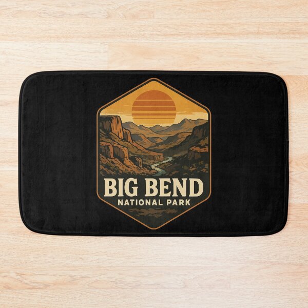 Item preview, Big Bend National Park Texas Retro Travel designed and sold by TomFrontierArt.