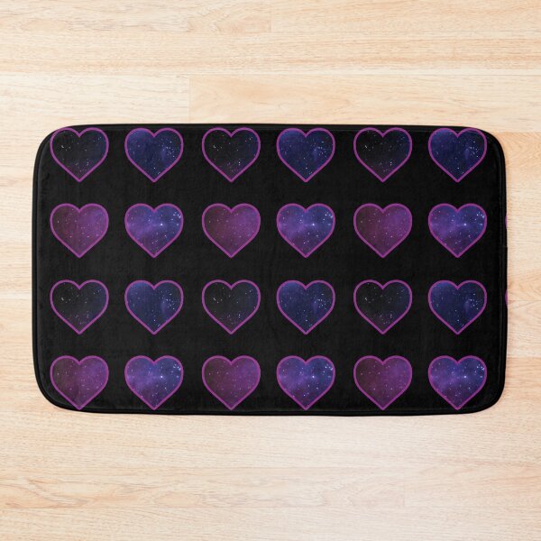 Item preview, Magenta Bordered Space Hearts designed and sold by BelindaFuller.
