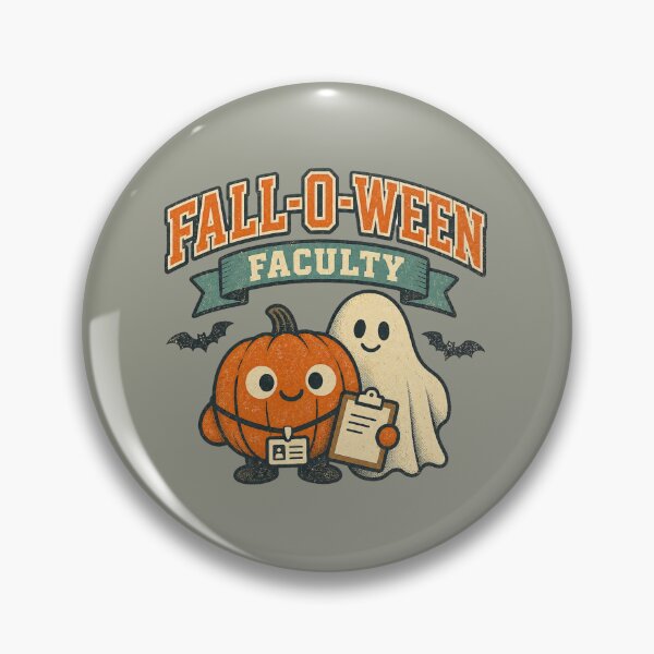 Item preview, Fall-O-Ween Faculty Halloween Teacher Staff Bats Ghost designed and sold by SunfullyYours.