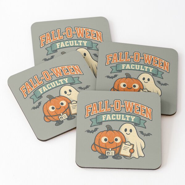 Item preview, Fall-O-Ween Faculty Halloween Teacher Staff Bats Ghost designed and sold by SunfullyYours.