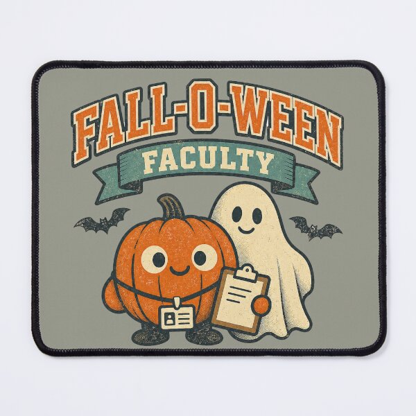 Item preview, Fall-O-Ween Faculty Halloween Teacher Staff Bats Ghost designed and sold by SunfullyYours.
