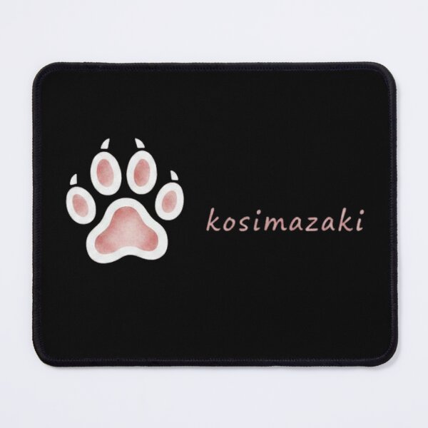 Item preview, Pink Cat Paw | Pink Watercolor Art Print | Kosimazaki designed and sold by kosimazaki.