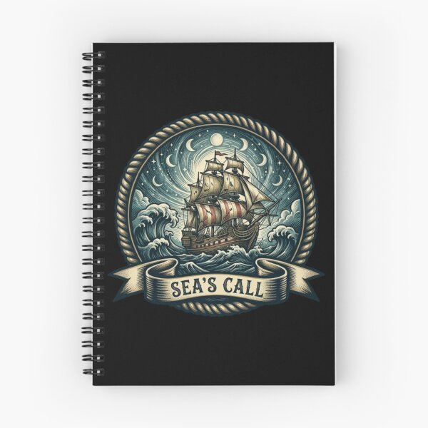 Item preview, Sea’s Call – Vintage Nautical Emblem designed and sold by Dogandesighn.