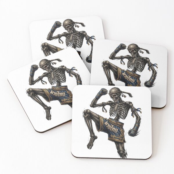 Item preview, Bones of the Ring: Muay Thai Skeleton Warrior designed and sold by redsharkuk.