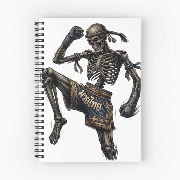 Item preview, Bones of the Ring: Muay Thai Skeleton Warrior designed and sold by redsharkuk.
