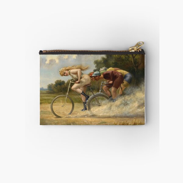 Item preview, Frenetic Bicycle Race Vintage Painting designed and sold by TeeARTHY.