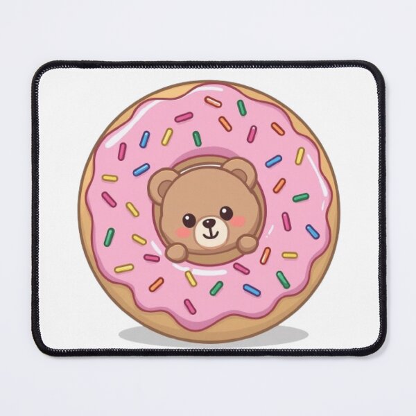 Item preview, Donut Bear Kawaii Sticker designed and sold by Stylestickers55.