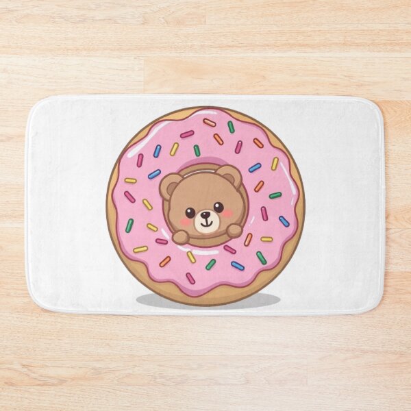 Item preview, Donut Bear Kawaii Sticker designed and sold by Stylestickers55.