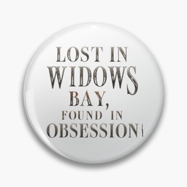 Item preview, Lost in Widows Bay, Found in Obsession | Vintage Coastal Mystery Typography designed and sold by Vvmd.