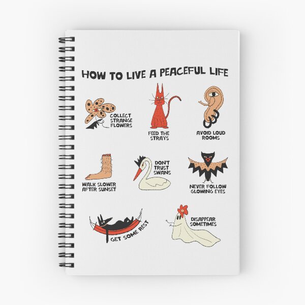 Item preview, How to Live a Peaceful Life designed and sold by adamstav-prints.