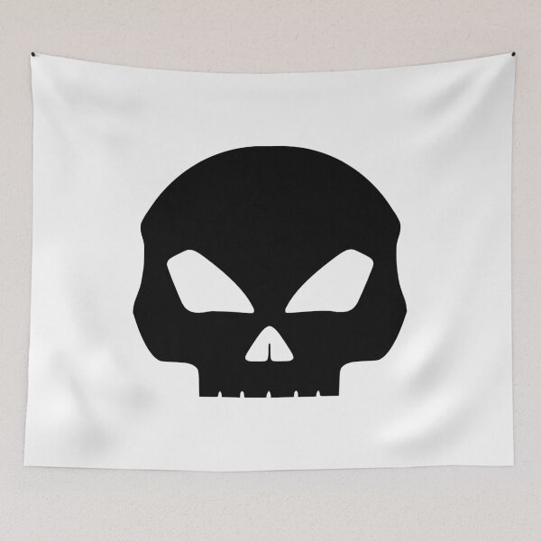Item preview, Black Hollow-Eyed Death Skull designed and sold by Creepyhollow.