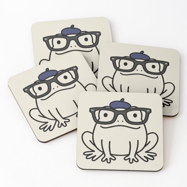 Item preview, Nerdy French Frog designed and sold by Amir Faysal.