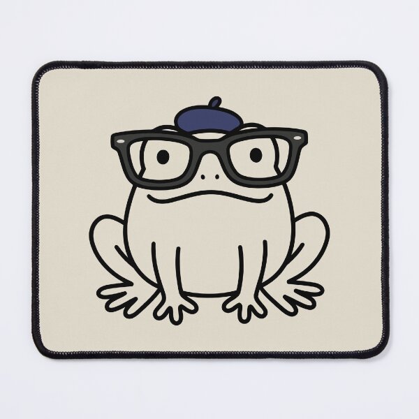 Item preview, Nerdy French Frog designed and sold by Amir Faysal.