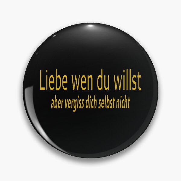 Item preview, Liebe Wen Du Willst German Self Love Typography designed and sold by NornAxiom.