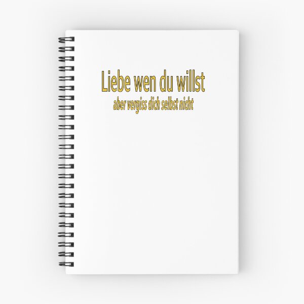 Item preview, Liebe Wen Du Willst German Self Love Typography designed and sold by NornAxiom.