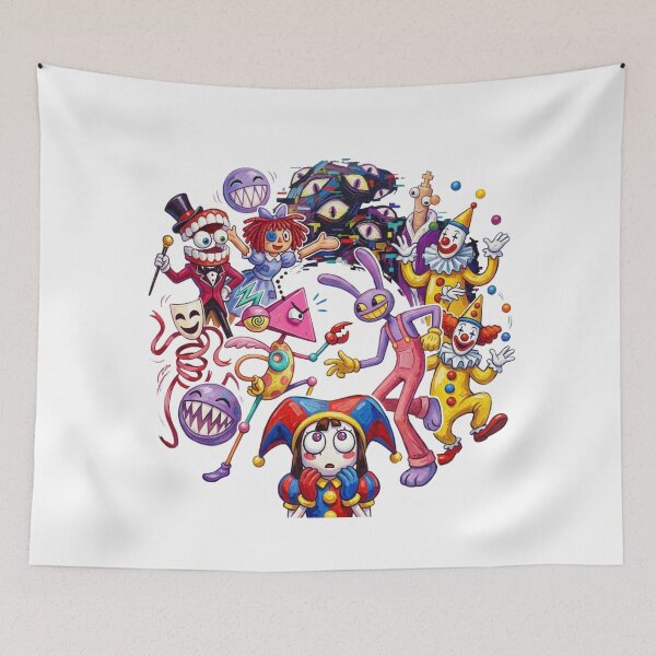 Item preview, Abstract Colorful The Amazing Digital Circus designed and sold by Numair  Baig.