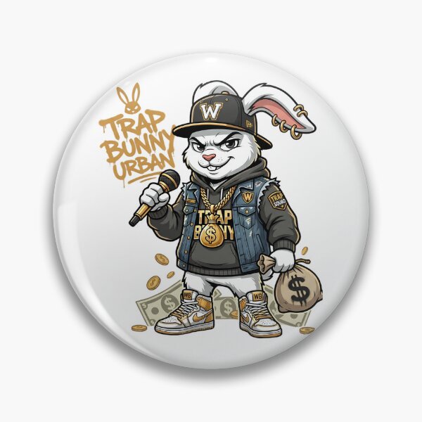 Item preview, Trap Bunny Urban Hip Hop Streetwear Funny Money T-Shirt Art designed and sold by Presshue.