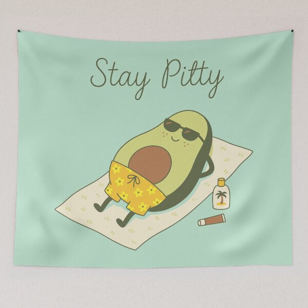 Item preview, Sunbathing Avocado designed and sold by Amir Faysal.