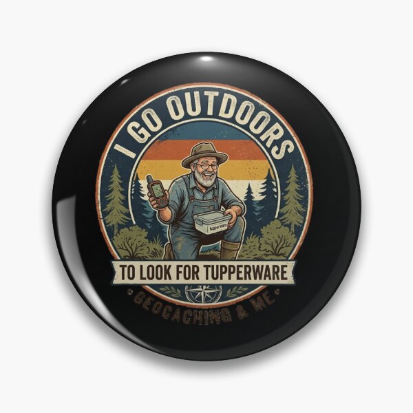 Item preview, Geocaching & Me - Vintage Outdoor Treasure Hunter Graphic Tee designed and sold by  BreedCraft Studio.