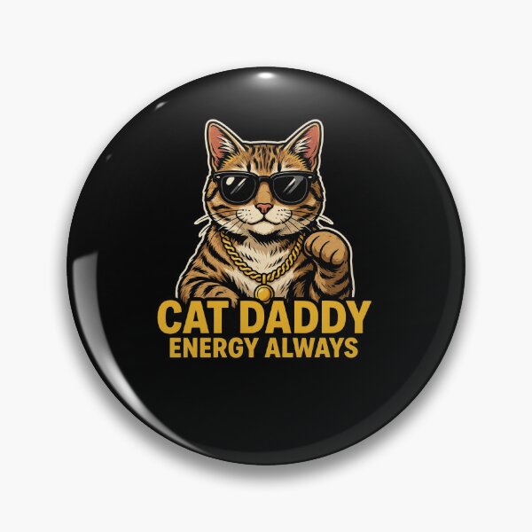 Item preview, Cat Daddy Energy Always Funny Cat Lover Design designed and sold by BHMARTS.
