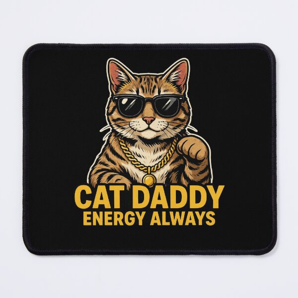 Item preview, Cat Daddy Energy Always Funny Cat Lover Design designed and sold by BHMARTS.
