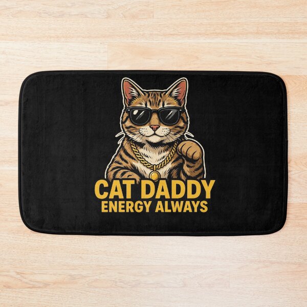 Item preview, Cat Daddy Energy Always Funny Cat Lover Design designed and sold by BHMARTS.