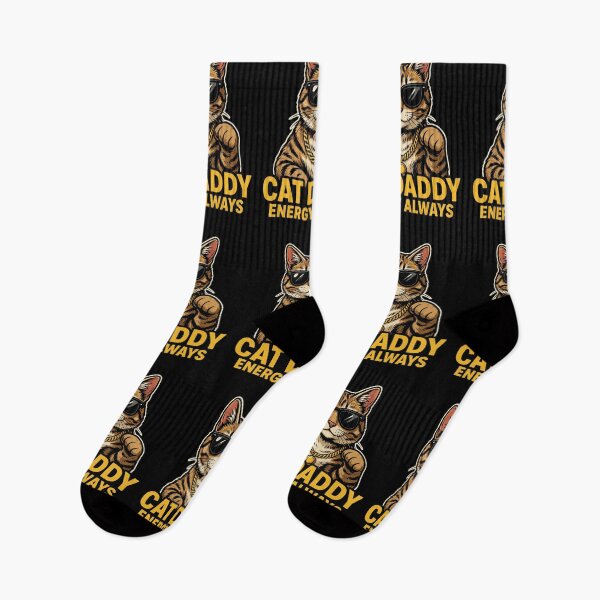 Item preview, Cat Daddy Energy Always Funny Cat Lover Design designed and sold by BHMARTS.