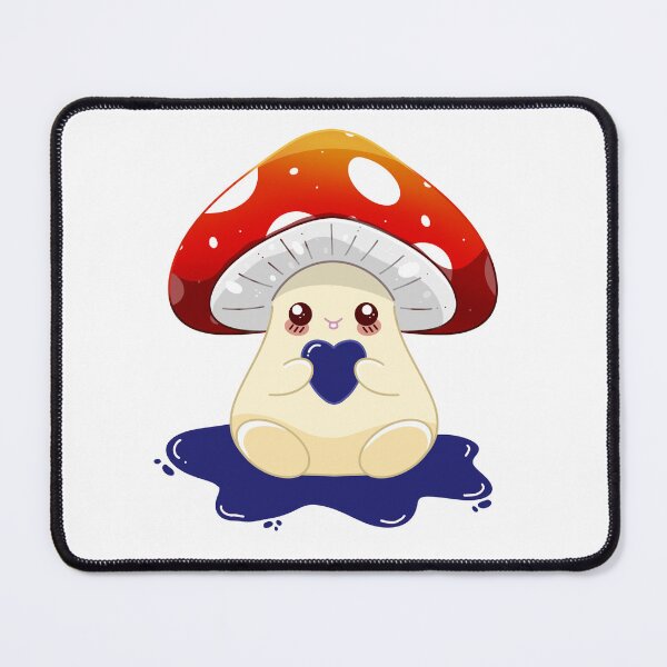 Item preview, Mushroom holding a heart designed and sold by IsobelStudio.