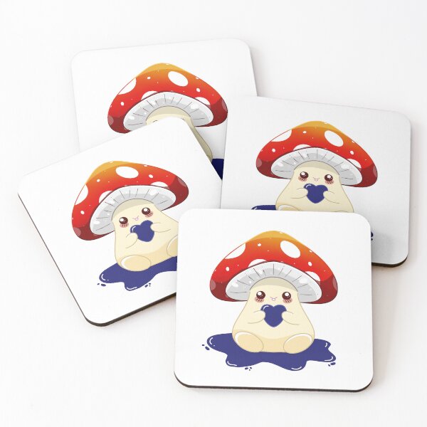Item preview, Mushroom holding a heart designed and sold by IsobelStudio.