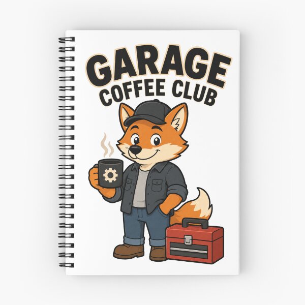 Item preview, Garage Coffee Club Fox Dad Mechanic Coffee Gift designed and sold by Fangtasia77.