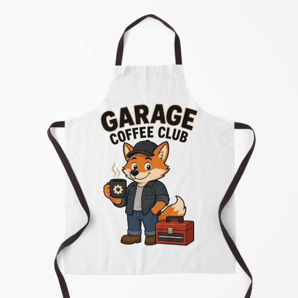 Item preview, Garage Coffee Club Fox Dad Mechanic Coffee Gift designed and sold by Fangtasia77.