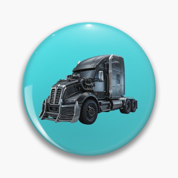 Item preview, Custom Matte Black Heavy Duty Semi-Truck Big Rig designed and sold by Utopian-Magic.
