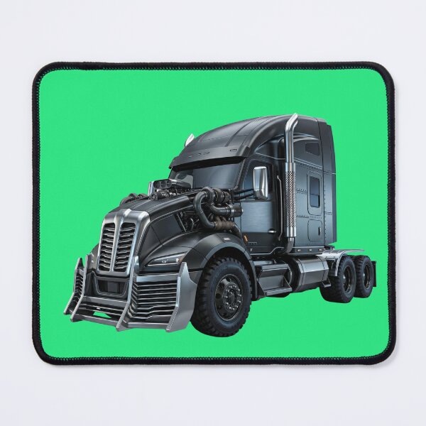 Item preview, Custom Matte Black Heavy Duty Semi-Truck Big Rig designed and sold by Utopian-Magic.