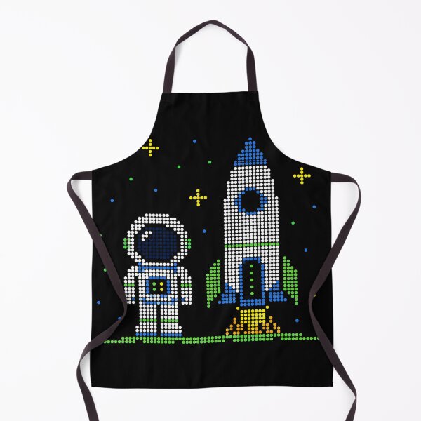 Item preview, Pixel Astronaut and Rocket Launch designed and sold by ClubVacay.