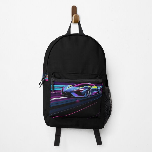 Item preview, Synthwave Cyberpunk Supercar Neon Highway Retro Sunset Design designed and sold by Tama-sirth.