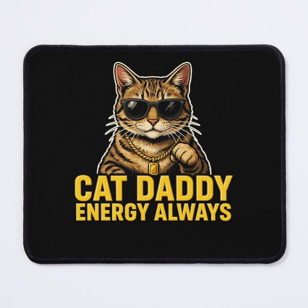 Item preview, Cat Daddy Energy Always Funny Cat Lover Design designed and sold by BHMARTS.