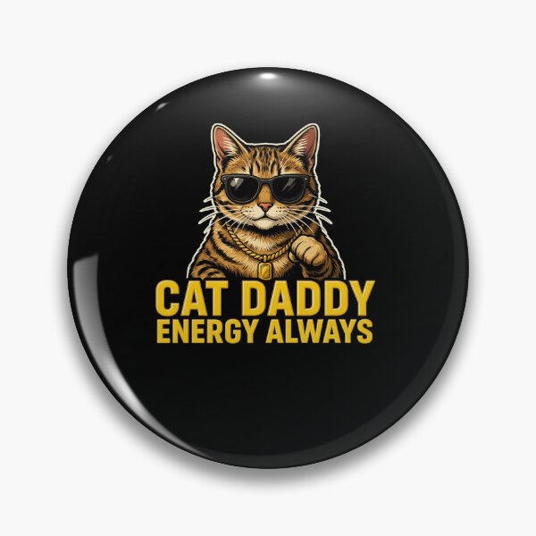Item preview, Cat Daddy Energy Always Funny Cat Lover Design designed and sold by BHMARTS.