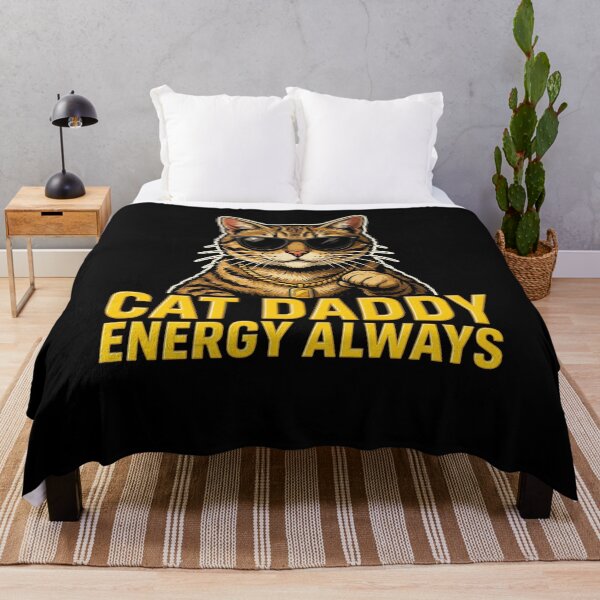 Item preview, Cat Daddy Energy Always Funny Cat Lover Design designed and sold by BHMARTS.