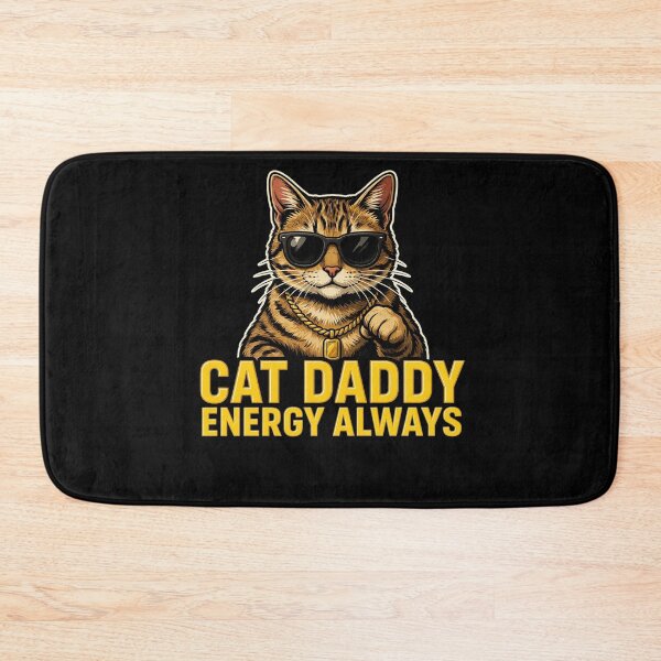 Item preview, Cat Daddy Energy Always Funny Cat Lover Design designed and sold by BHMARTS.