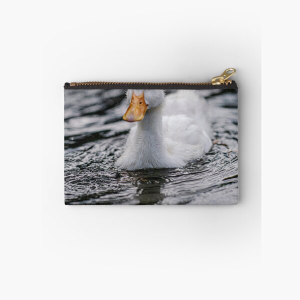 Item preview, White Duck Swimming on Calm Still Water designed and sold by picstroflex.