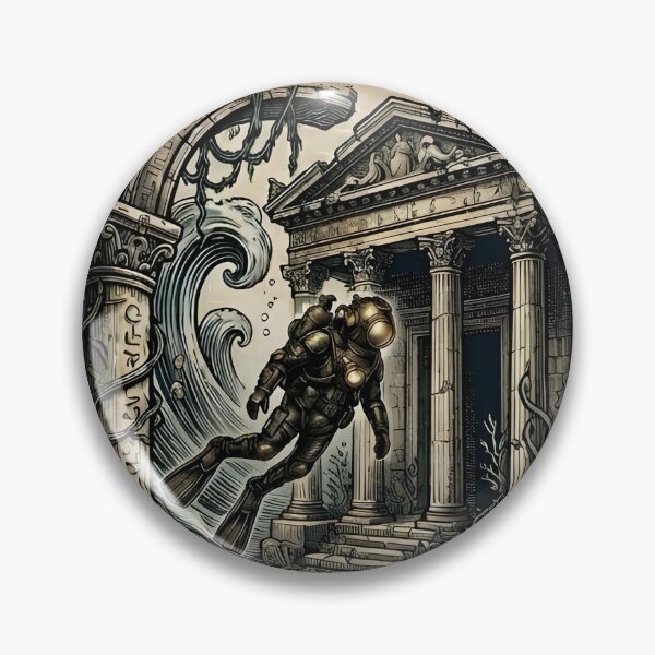 Item preview, Deep Sea Diver Set - Underwater Shipwreck and Atlantis Exploration designed and sold by Wild-way Art.