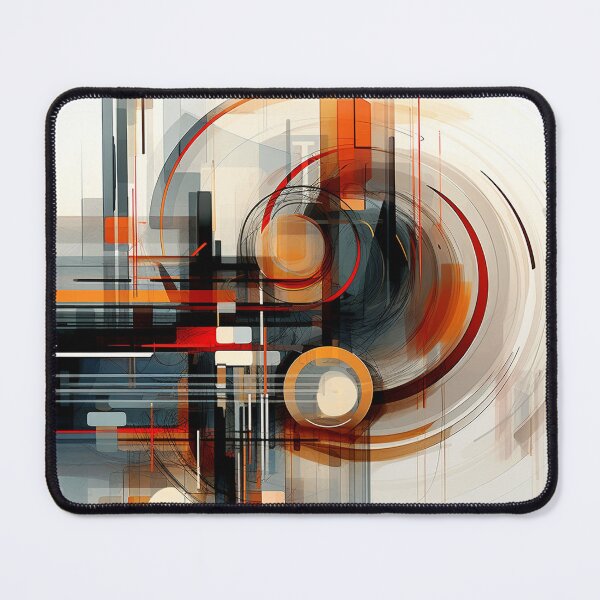 Item preview, Abstract Vortex Geometry in Burnt Orange designed and sold by semenol.