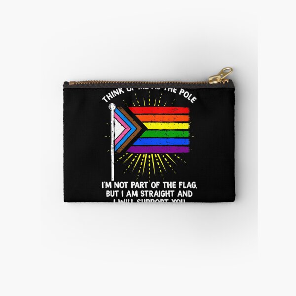 Item preview, Think Of Me As The Pole I'm Straight I Support You Rainbow designed and sold by ripgoatclothing.