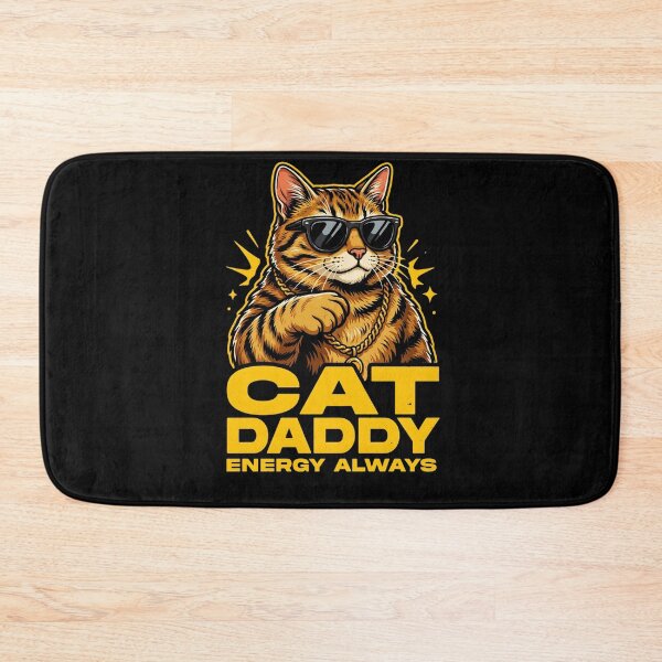 Item preview, Cat Daddy Energy Always Funny Cat Lover Design designed and sold by BHMARTS.