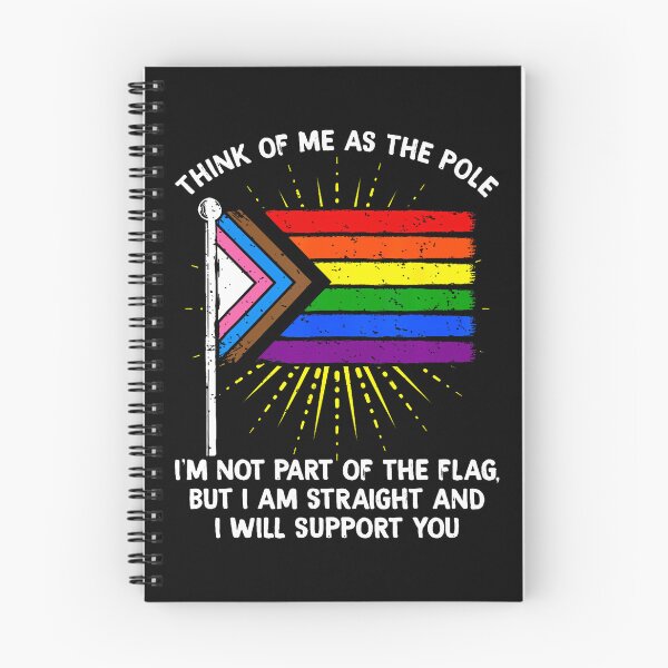 Item preview, Think Of Me As The Pole I'm Straight I Support You Rainbow designed and sold by ripgoatclothing.