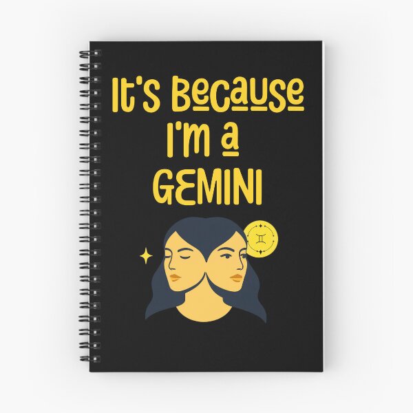 Item preview, It's Because I'm a Gemini Funny Gift For Astrology And Horoscope Fans designed and sold by WearFine.