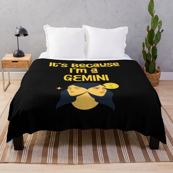 Item preview, It's Because I'm a Gemini Funny Gift For Astrology And Horoscope Fans designed and sold by WearFine.
